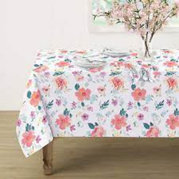 Spring Jubilee Floral Table Linen | New! 60x144" - Picture 1 of 10